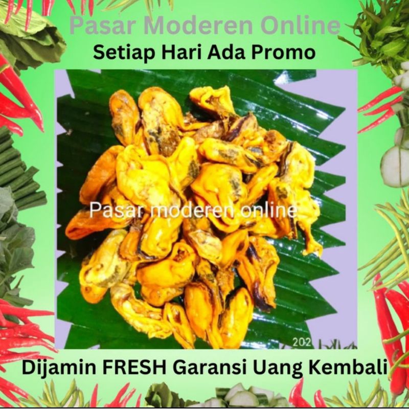 

KERANG HIJAU KUPAS SEGAR 500 GRAM/PEDAGANG/LAPAK/BAKUL/KEDAI/WARUNG/JUAL BELI SAYUR SAYURAN DAN IKAN SEAFOOD SEGAR TERMURAH/PASAR MODEREN ONLINE