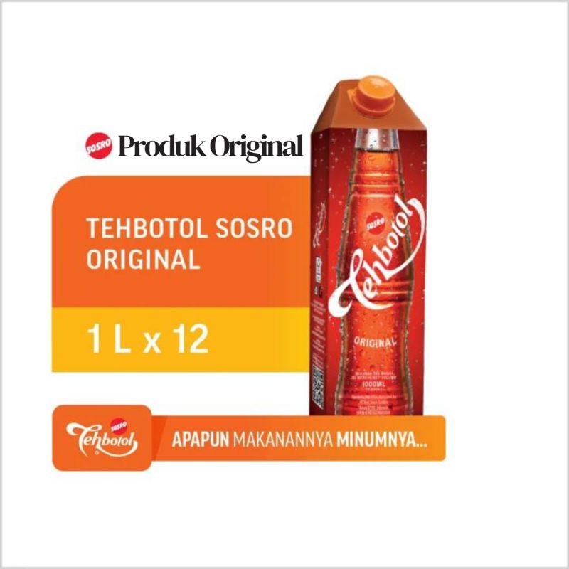 

Teh Botol Sosro Kotak 1 Liter