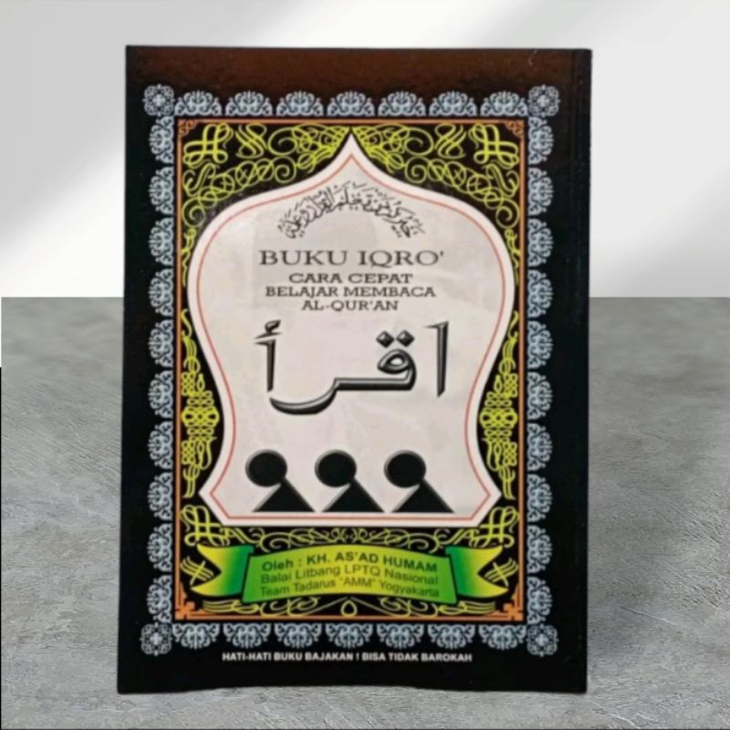 

Iqro besar jilid 1-6 kertas cd