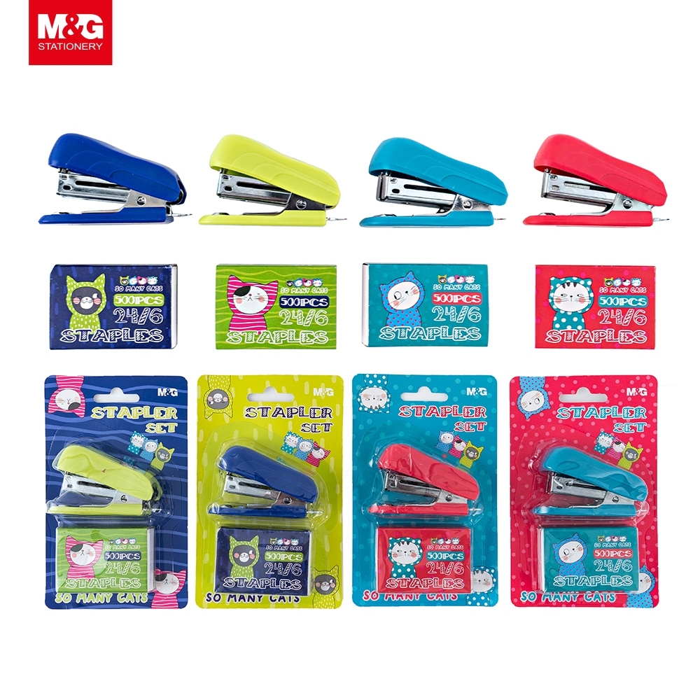 

M&G So Many Cats Mini Stapler 24/6 ABS916S6 12SMC Cekrekan/pengokot