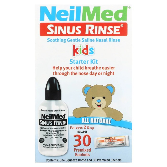 NeilMed Sinus Rinse Kids Starter Kit 30 Sachets