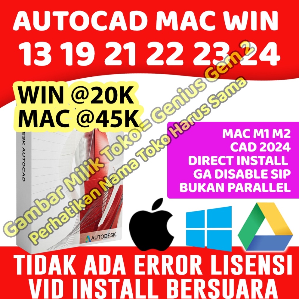 KODE C78N AutoCAD 222 223 Mac M1 M2 Ventura
