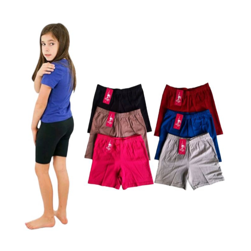 PROMO 4 PCS celana shot anak celana harian anak celana Daleman anak TK,SD,SMP short legging cewek