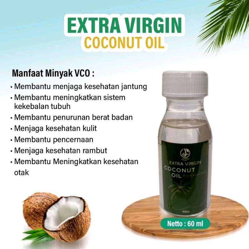 

Vco Minyak Kelapa Murni Virgin Coconut Oil 100% Premium 60ml