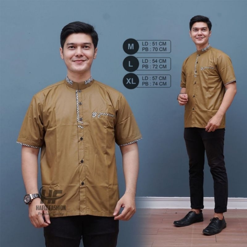 Baju Koko Lengan Pendek azzahir GANDRUNG NABI NEW