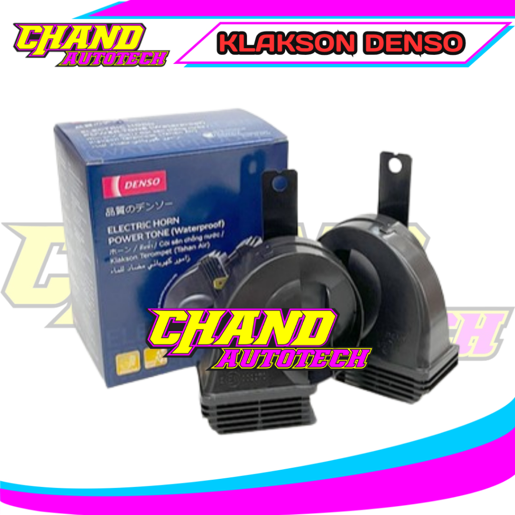 Klakson Keong Original DENSO Waterproof Stereo Universal Untuk MOBIL & MOTOR Klakson DENSO Powertone