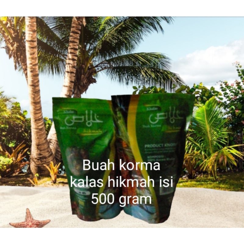 

Buah korma kalas isi 500 gram