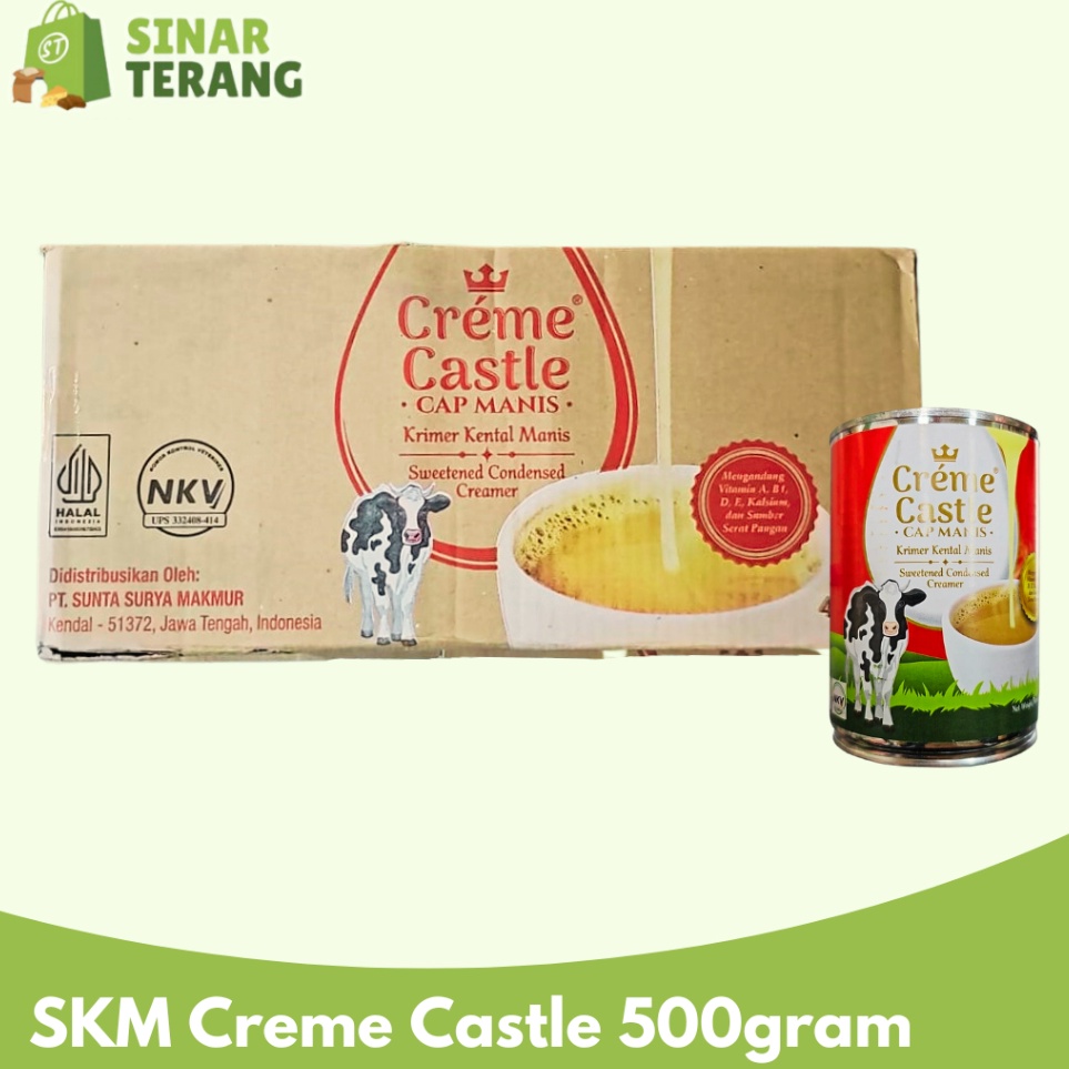 

Kejutan disini susu CREME CASTLE 5g kental manis cream Castel 5 gram