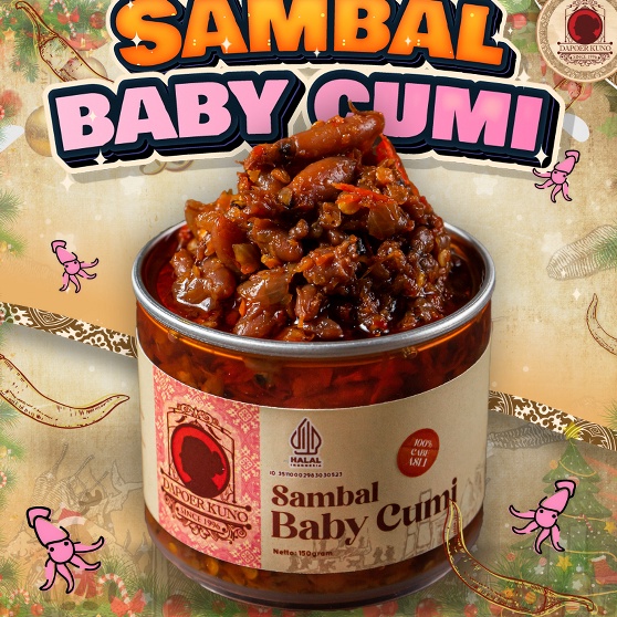 

Buy here Dapoer Kuno Sambal Baby Cumi 15gr