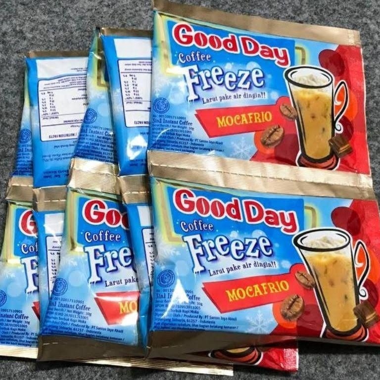 

Penawaran Terbaik KOPI Good day FREEZE Mocafrio 3g RENCENG ISI 1