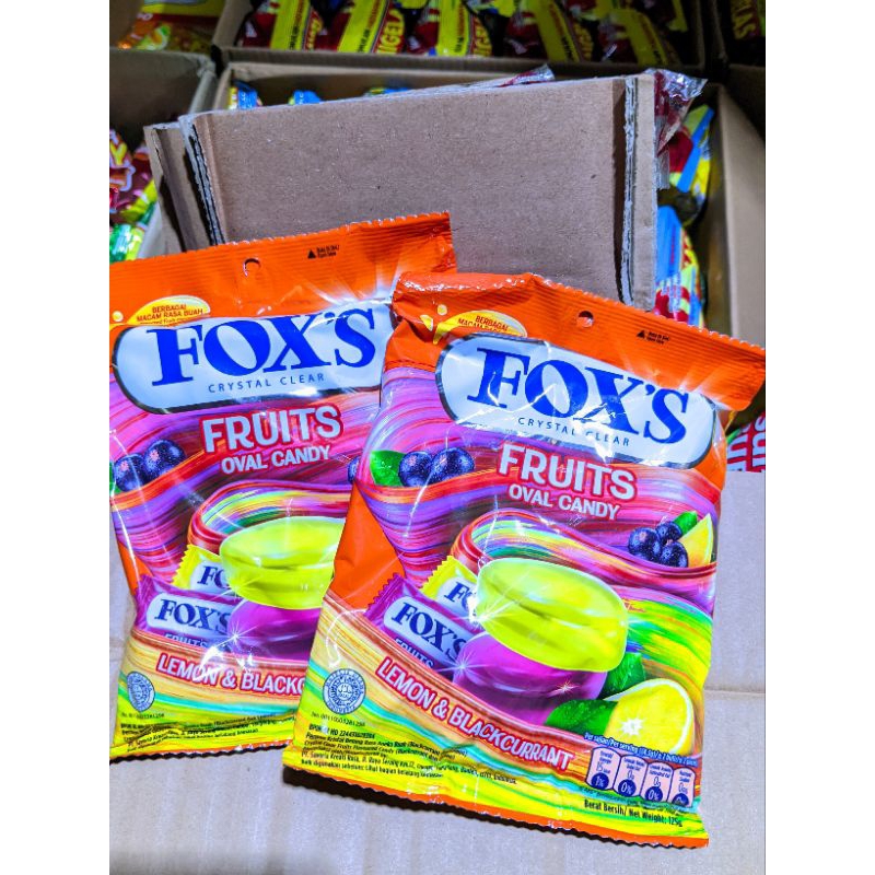 

Permen Foxs rasa buah isi 1pack 50 butir/125gr