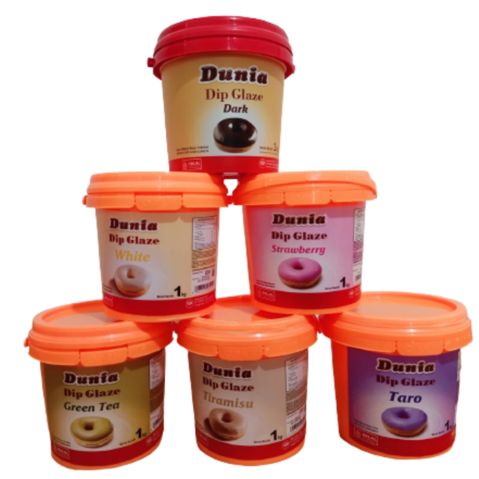 

Promo promo Dunia Dip Glaze ECO 1kg Topping donat glaze termurah