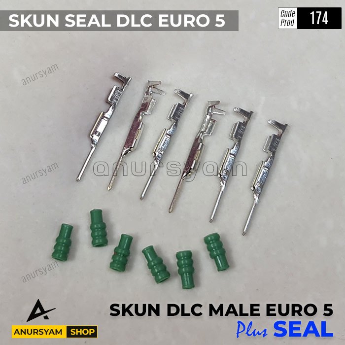 [174] Skun DLC Male Plus Seal Euro 5 | Seal soket DLC Euro 5 Honda Yamaha | Skun Soket Waterproof