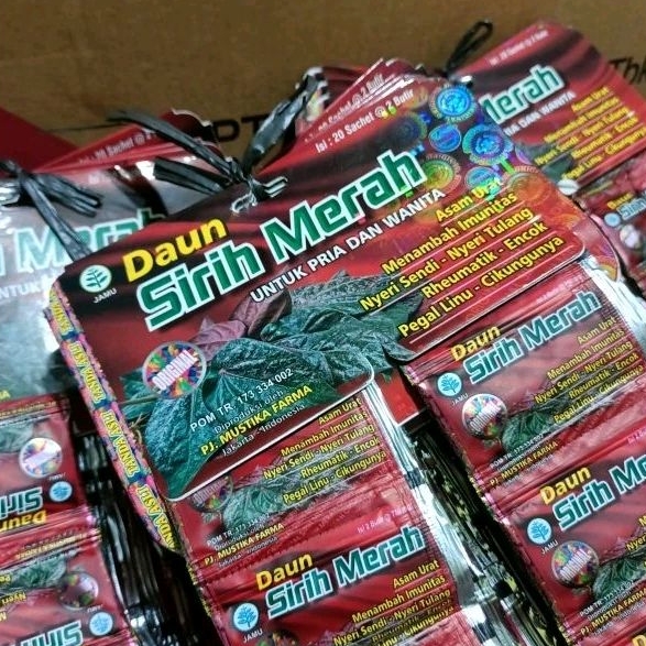 Tablet Daun Sirih Merah Asli Hanger