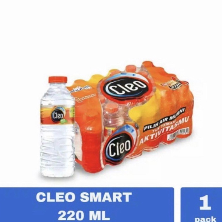 

Promo Terbatas CLEO Smart Air Mineral Botol 22ml isi 24 botol