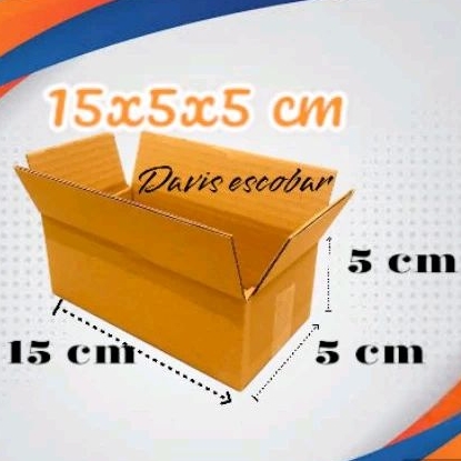 

Kardus dus packaging ukuran 15x5x5 cm