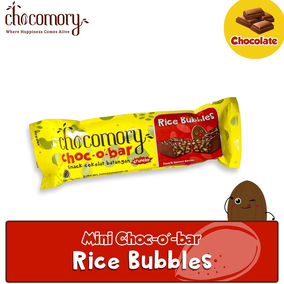 

Action Now Chocomory Mini Choco Bar Rice Bubble 35g