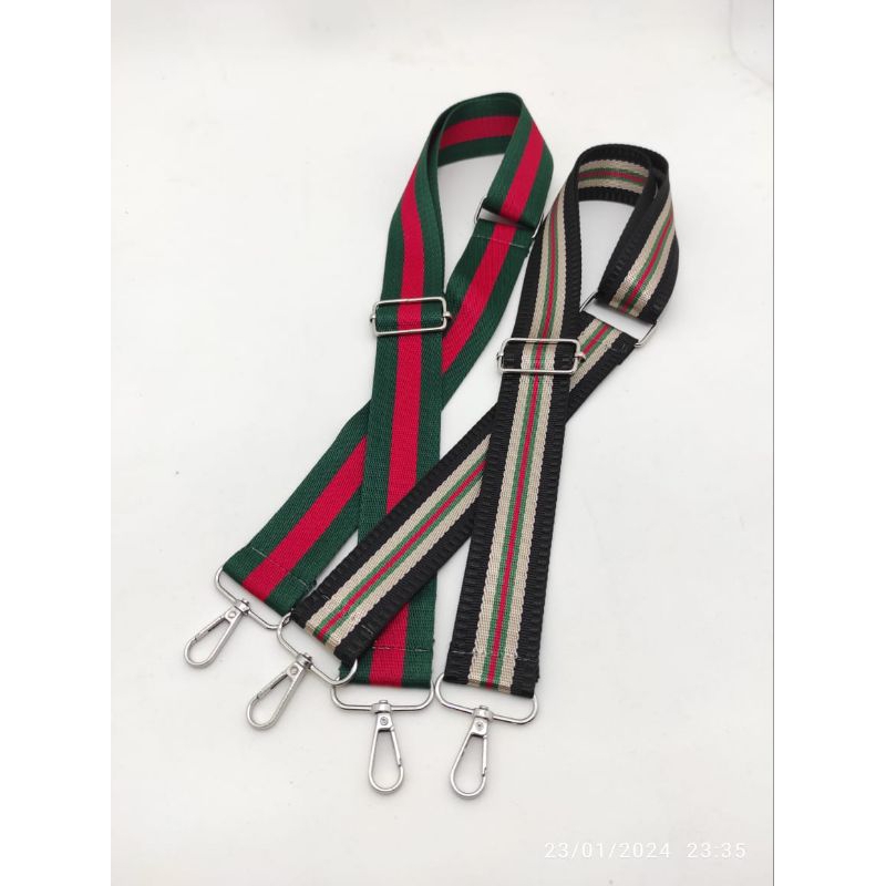 Tali Tas Selempang wanita  Webbing tebal ACC putih