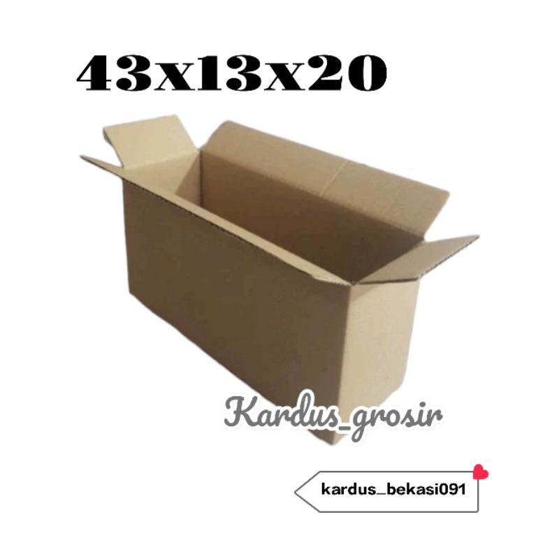 

kardus box packing 43x13x20