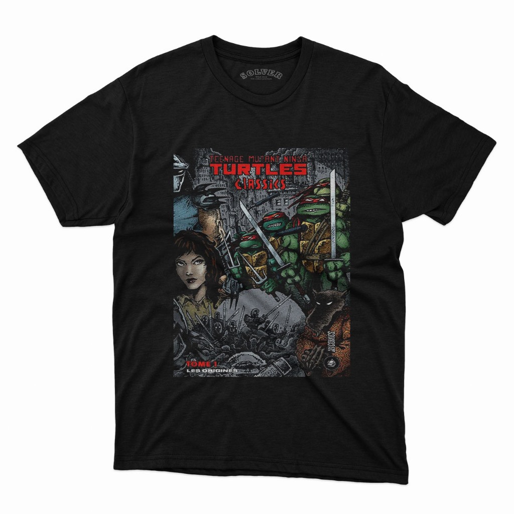 KAOS KARTUN TURLE VINTAGE PREMIUM
