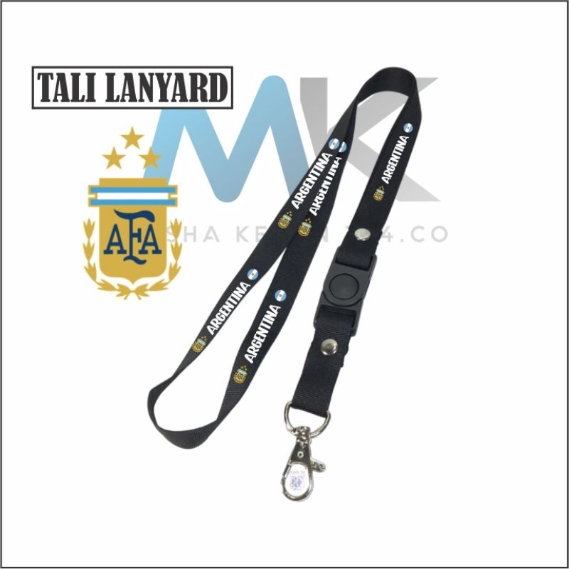 

TALI LANYARD AFA ARGENTINA LOGO AFA ARGENTINA- TALI ID CARD GANTUNGAN KUNCI GANTUNGAN FLASHDISK GANTUNGAN NAMETAG TALI LANYARD BEST SELLER COD