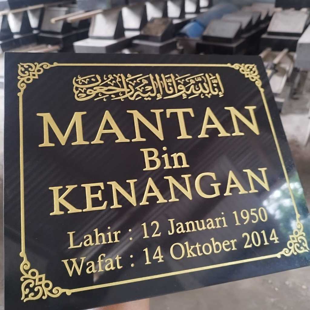 GRANIT UKIR, NISAN MAKAM GRANIT, BATU NISAN RAPI & CAT ANTI LUNTUR