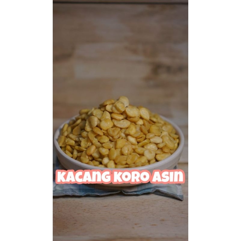 

Kacang Koro Kupas Asin 500 gr