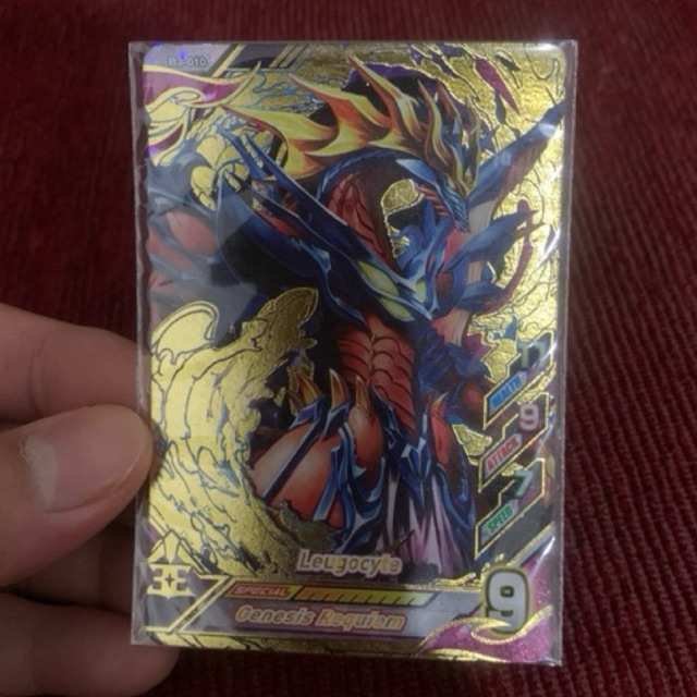Leugocyte B3-010 UR Kartu Ultraman Fusion Fusion Fight R/B Ver 3 Ultra Rare Card