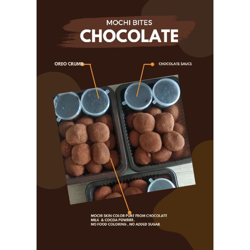 

( Ready H+1 ) Mochi Bites Choco Oreo