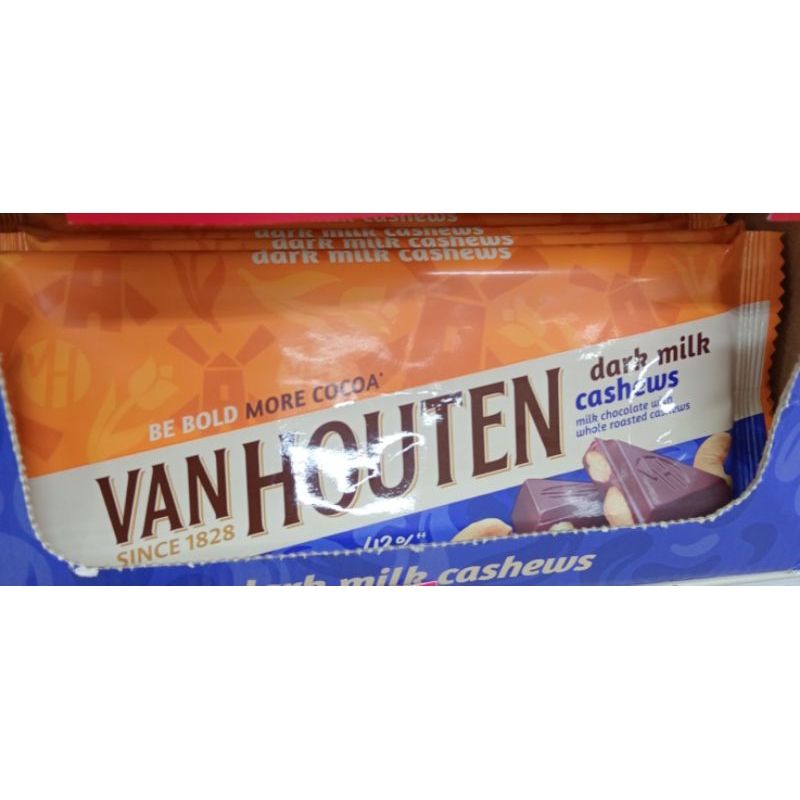 

Van Houten Dark Milk Cashews 140g