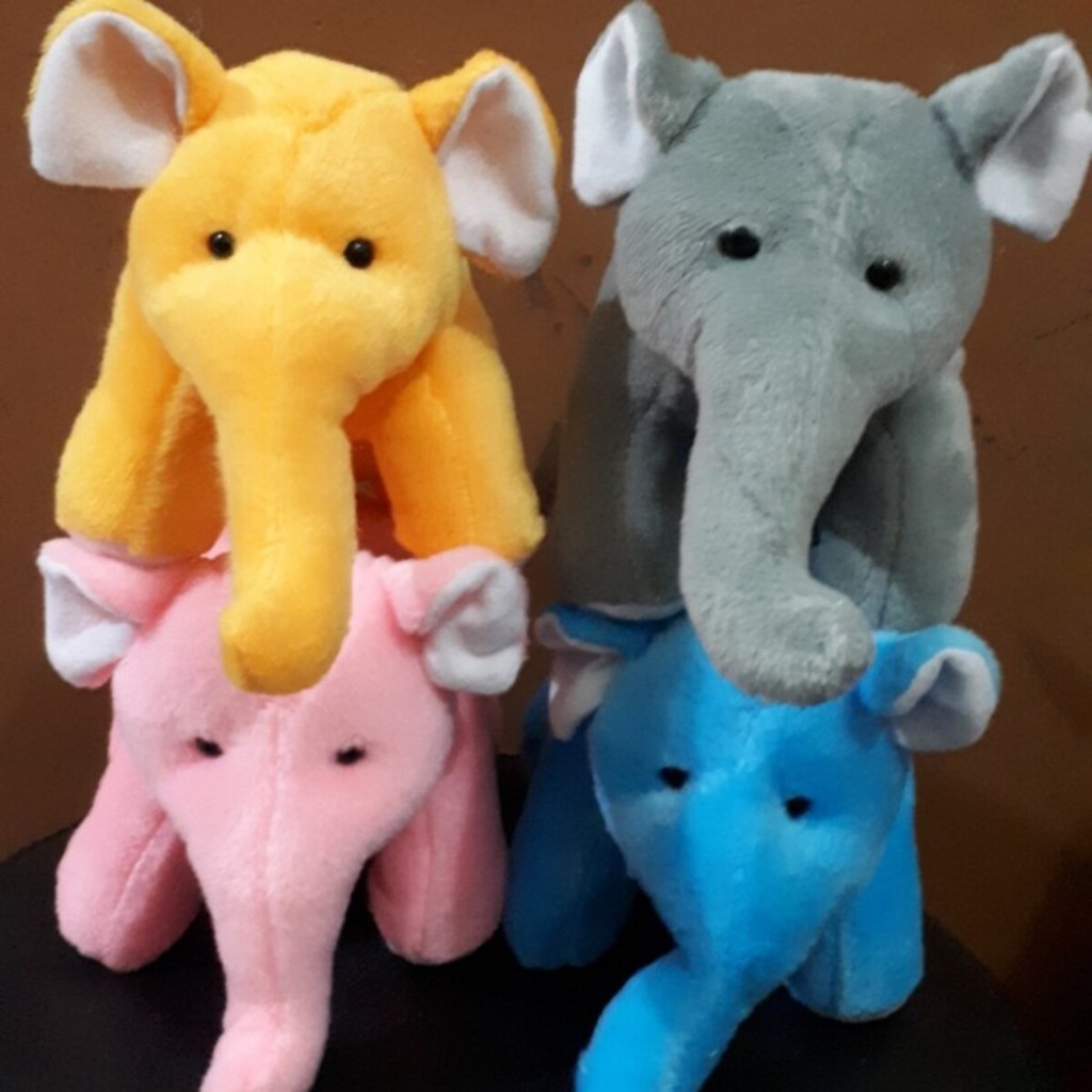 ( Boneka Gajah ) Promo Hebat Boneka Gajah 35 cm Boneka Gajah Mini