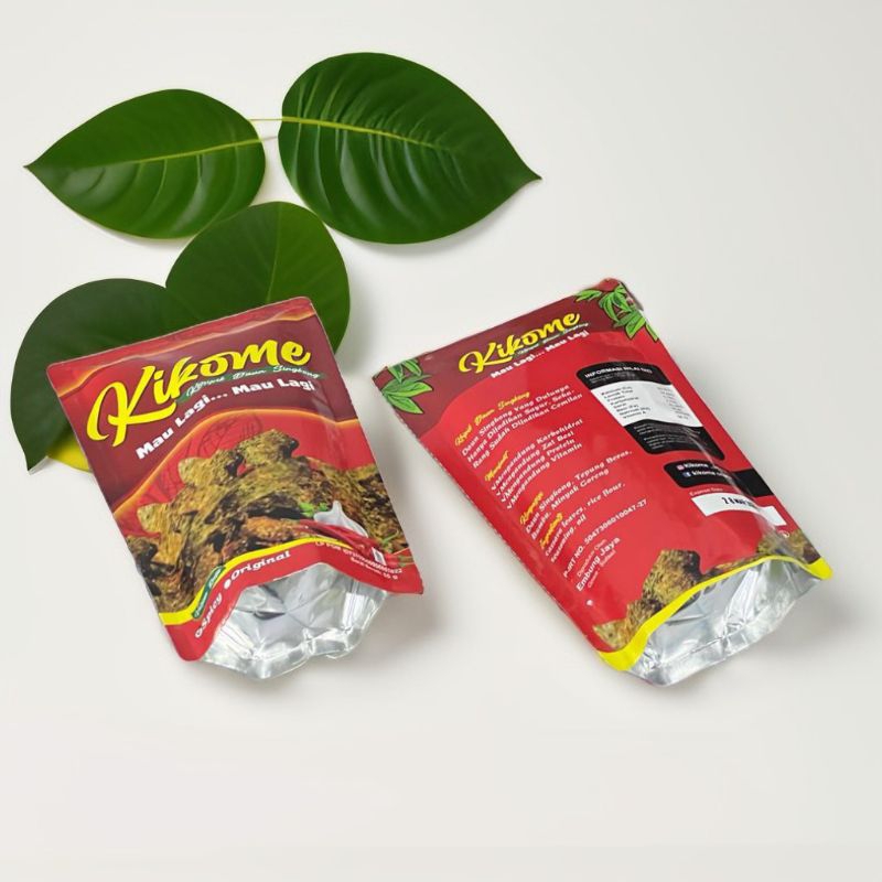 

Kikome Snack|Keripik Viral|Keripik Daun Singkong| Tanpa MSG dan Pengawet|BPOM dan Halal