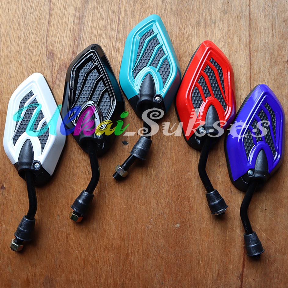RwJ Kaca Spion Motor Garuda  Spion Motor Matic Dan Bebek Vario Mio Beat Fino Scoopy Drat 14 Variasi 