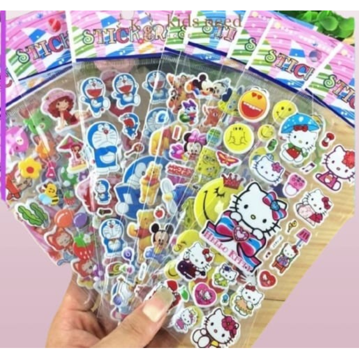 

Stiker Timbul Mainan Anak / Stiker Karakter Anak / Stiker Random