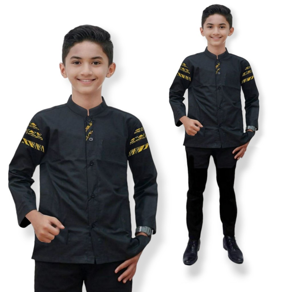 Malala - Baju Koko Anak Laki Laki Cowok Remaja Lengan Panjang Terbaru