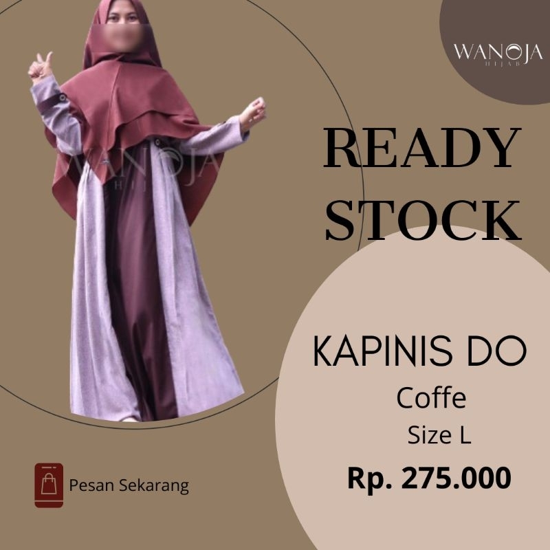 Gamis Only Kapinis By Wanoja / Gamis Brandit Ori