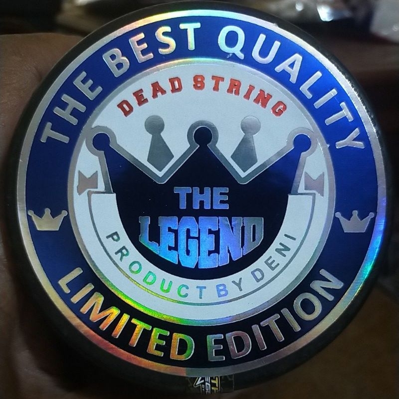 (For Player) Gelasan senar matot MAHKOTA (silver) THE LEGEND klos kayu 6000 yard original Deni The L