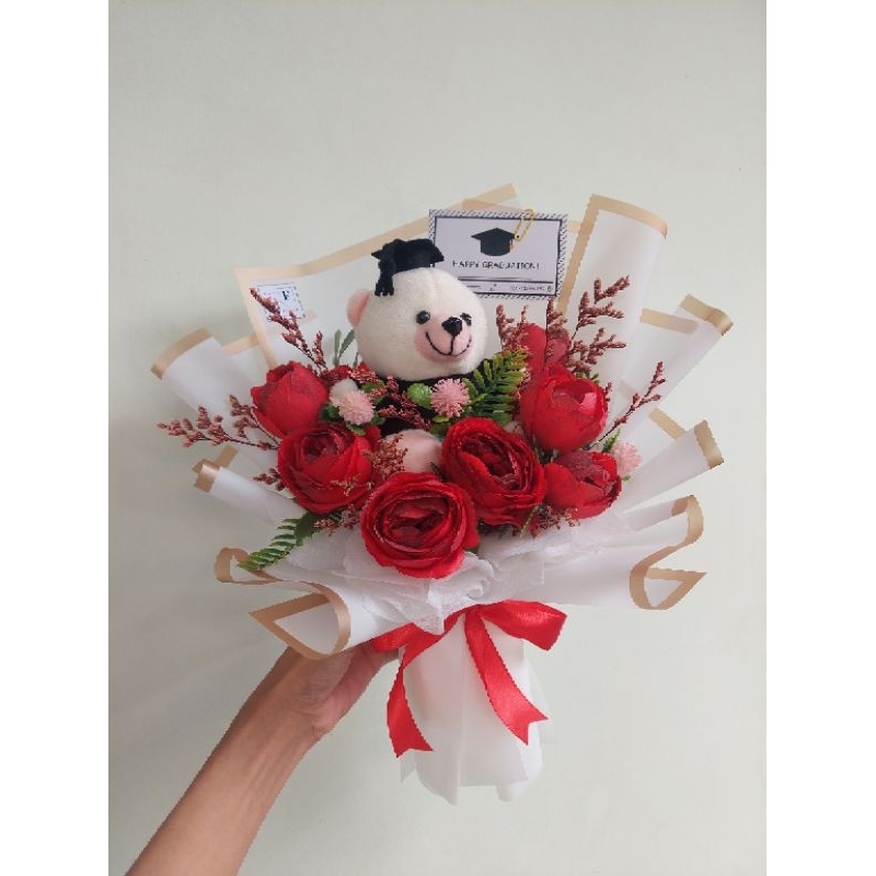Buket Bunga & Boneka Wisuda | Graduation Bouquet
