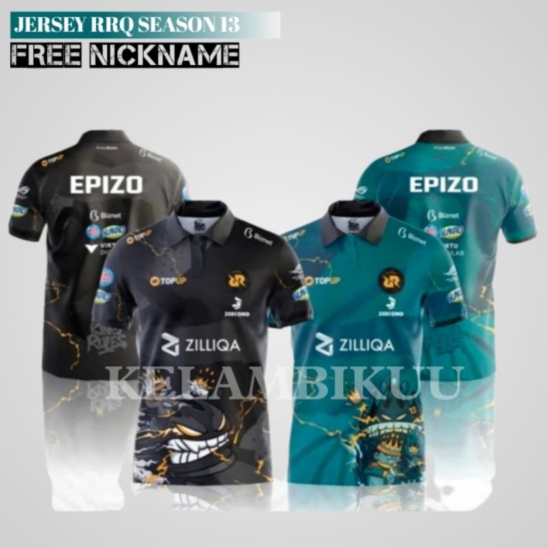 JERSEY RRQ TERBARU KERAH POLO/BAJU KAOS RRQ CUSTOM/BAJU KAOS GAMING RRQ MURAH/GRATIS NAMA DAN LOGO/J