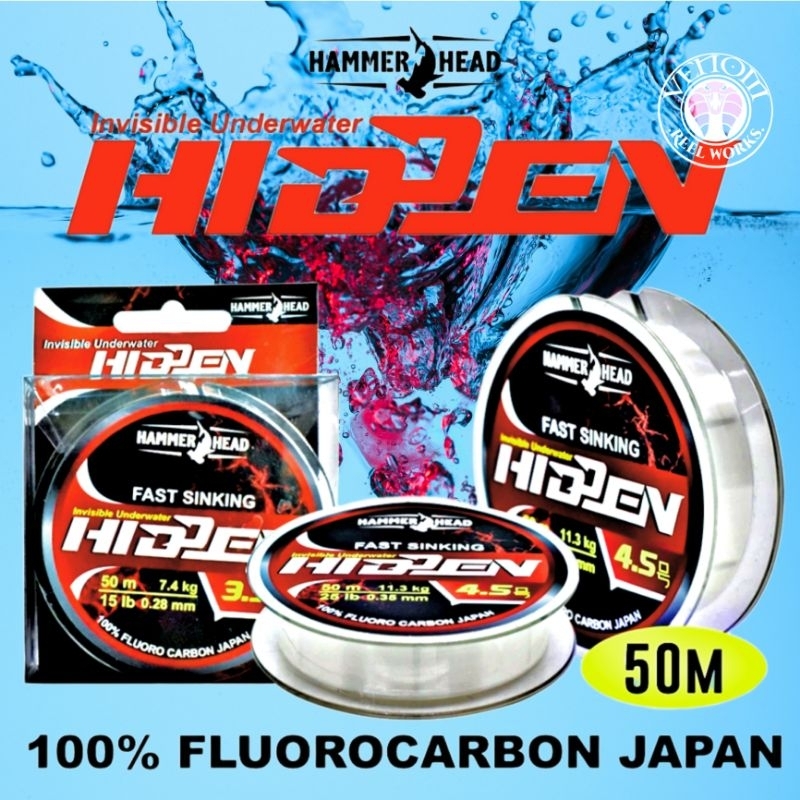 SENAR PANCING LEADER 100% FLUOROCARBON HIDDEN HAMMERHEAD