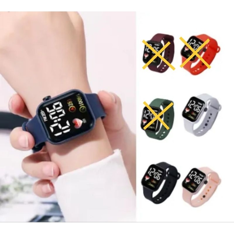 JAM TANGAN LED DIGITAL MURAH PRIA WANITA/JAM LED/JAM TANGAN/JAM DIGITAL