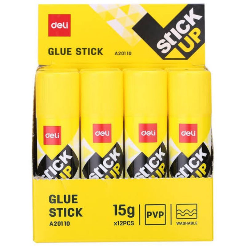 

DELI - Lem Stick Super Kuat PVP 15 Gram Cepat kering tidak beracun dapat dicuci EA20110 lem ramah anak peralatan sekolah perallatan rumah alat tulis kantor ATK terbaru