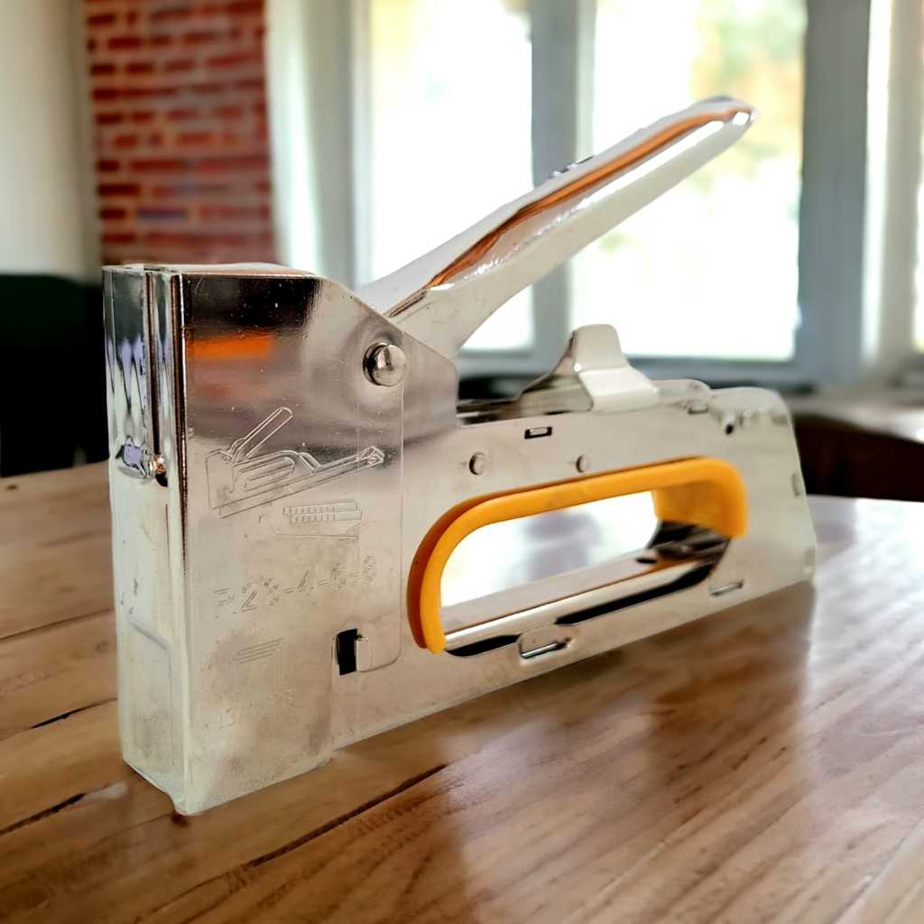 

Stapler Tembak Besi - Staples Metal Tacker Professional Gun