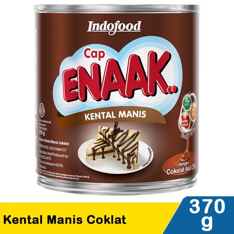 

Susu Cap Enaak Kental Manis Coklat/Putih 370gram