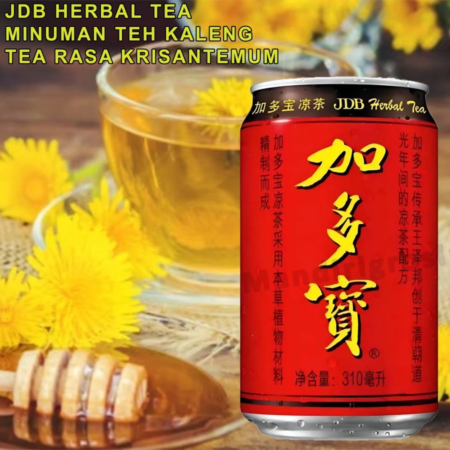 

Minuman Teh Kaleng * JDB Herbal Tea * Tea Rasa Krisantemum * 310ml