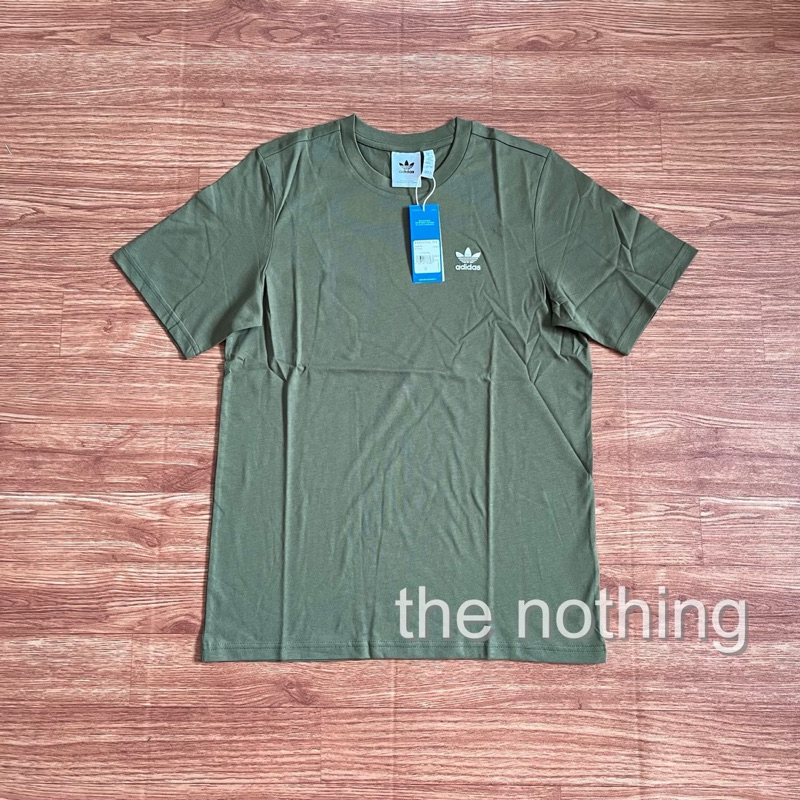 Adidas originals trefoil essential tee green-Size XL