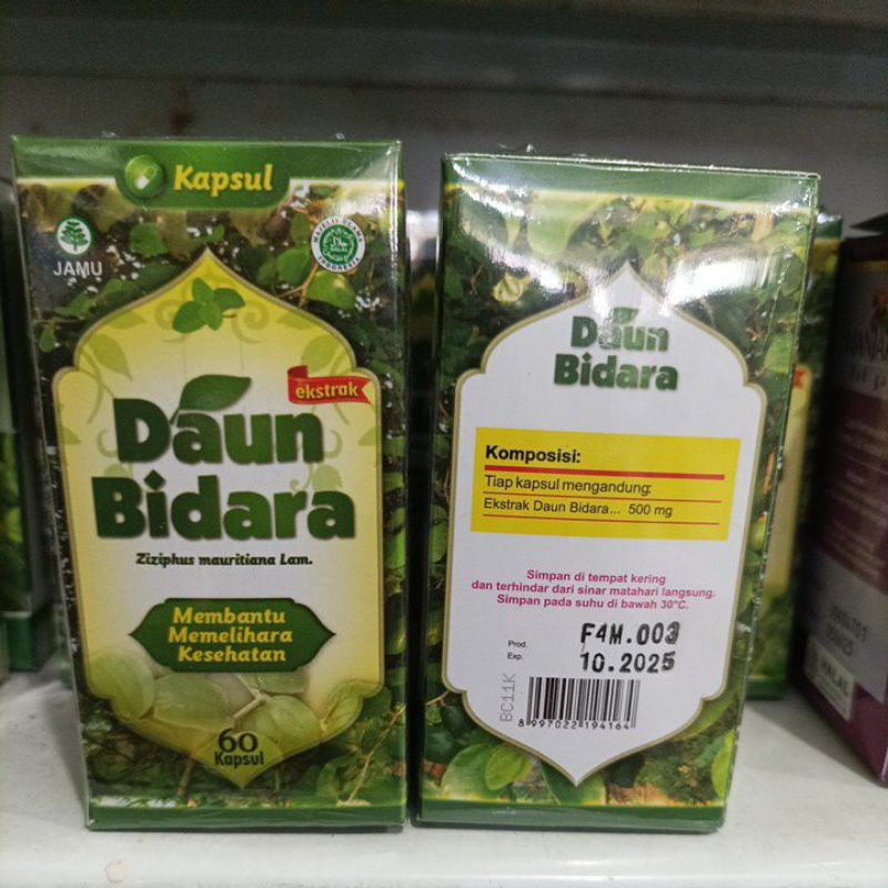 Kapsul bidara al ghuroba 60 kapsul Ekstrak Daun Bidara