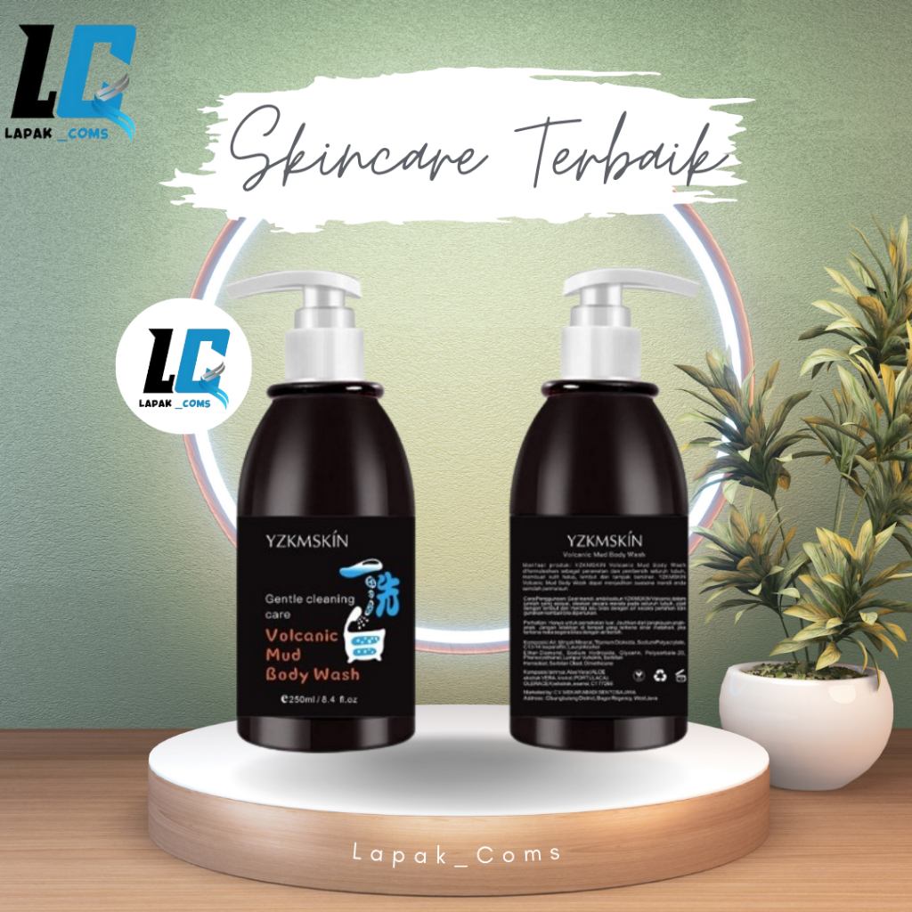 Original Lumpur Volcanic 250ML Mud Body Wash Sabun Pemutih Kulit Seluruh Tubuh Badan Moisturizer