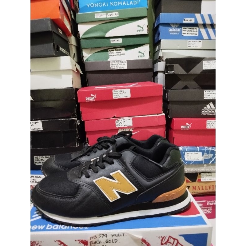 NB 574 Kulit / Black gold