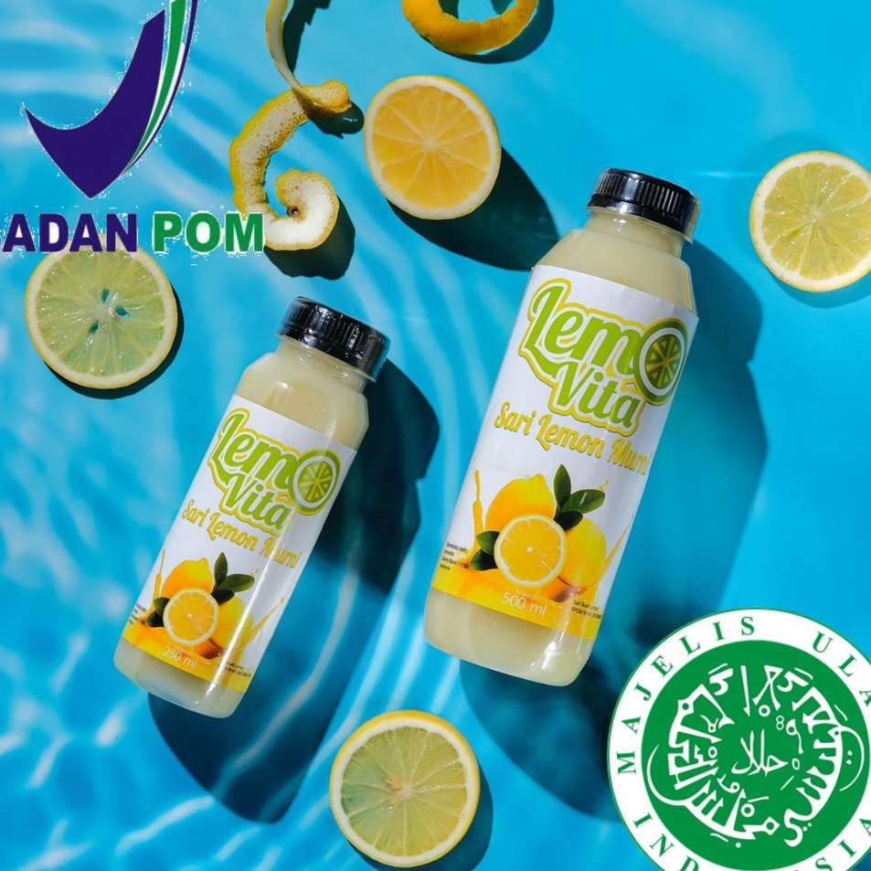

Promo Terbatas BPOM PAKET 1 Liter Lemovita Fresh Sari Lemon Jus Lemon Halal